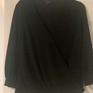 Black crossover Blouse